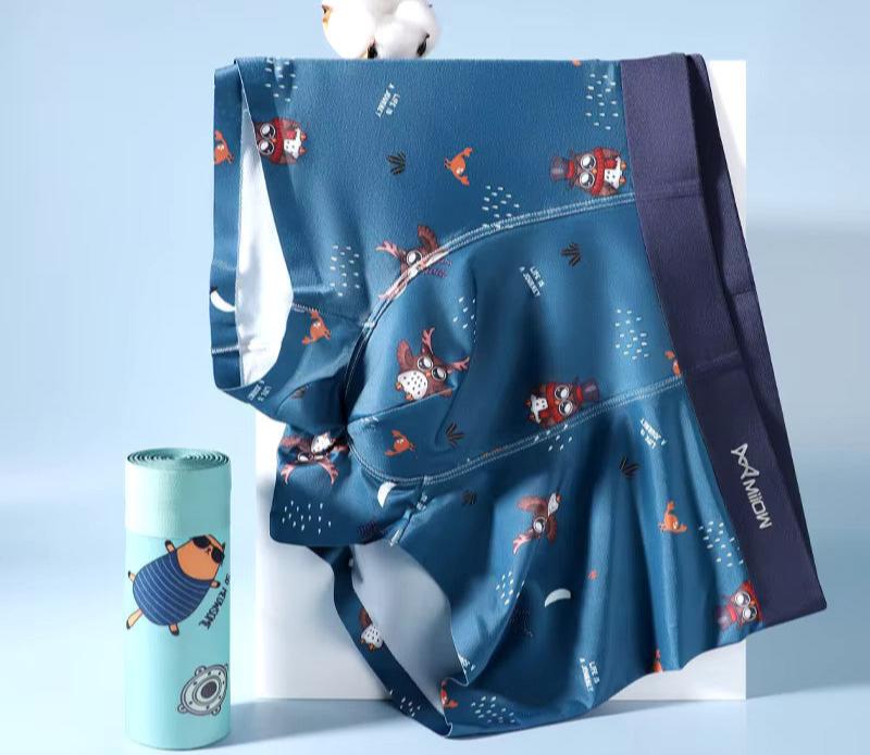 3-pack boxershorts i olika färger med djurmotiv