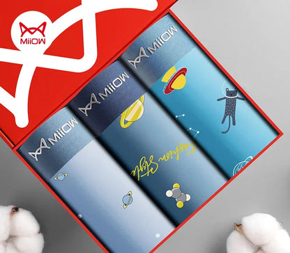 Boxershorts 3-pack – Silkeskänsla med Rymdmotiv