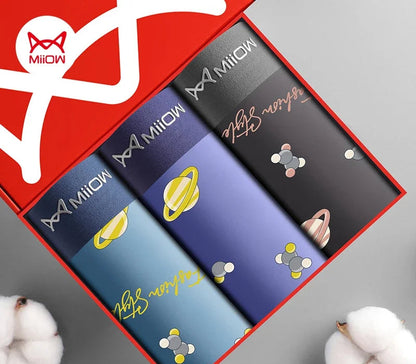 Boxershorts 3-pack – Silkeskänsla med Rymdmotiv