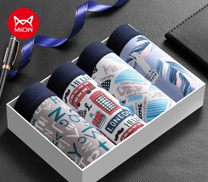 Boxershorts 4-pack – London & Retro Print