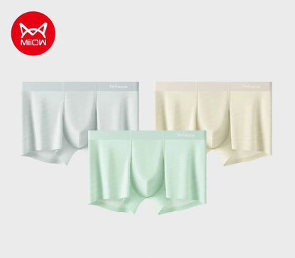 3-pack svala & sömlösa Ice Silk boxerkalsonger