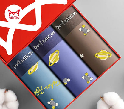 Boxershorts 3-pack – Silkeskänsla med Rymdmotiv