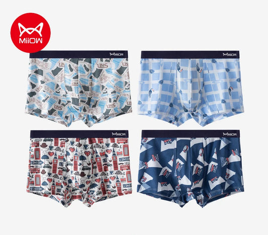 Boxershorts 4-pack – London & Retro Print