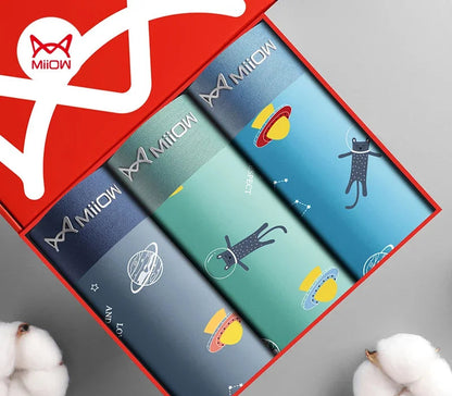 Boxershorts 3-pack – Silkeskänsla med Rymdmotiv