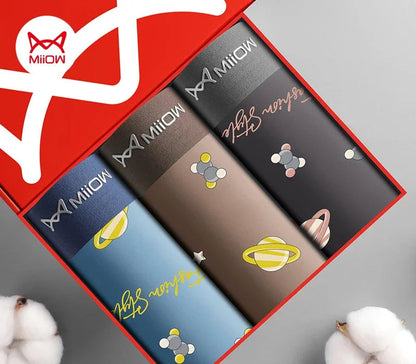 Boxershorts 3-pack – Silkeskänsla med Rymdmotiv