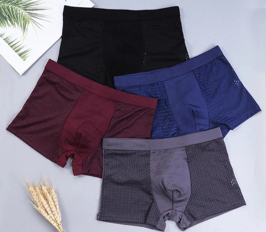 4-pack bekväma och luftiga boxershorts i bambu