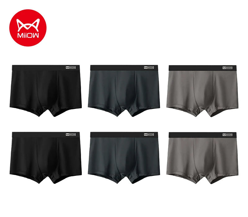 6-pack stilrena boxershorts i mjuk bomull