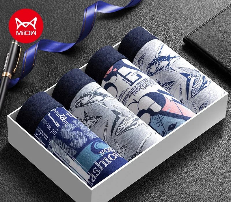 Boxershorts 4-pack – London & Retro Print